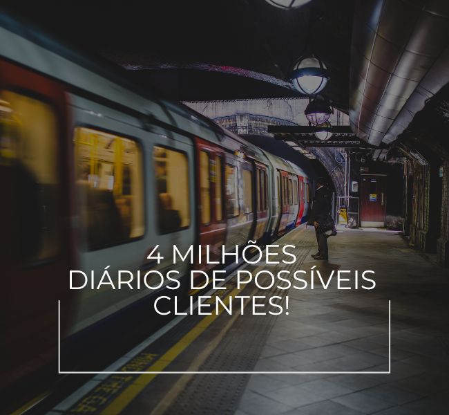 Pontos comerciais em estações do metrô